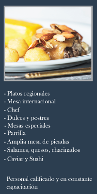 Mesas y platos para vos